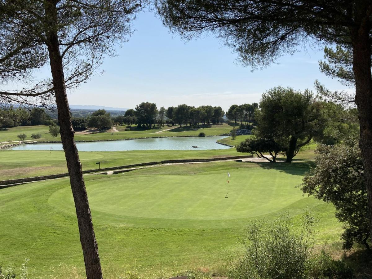 La Perle Du Golf -Magnifique Vue Clim Linge Golf Saumane 6P Piscine Tennis Bagian luar foto