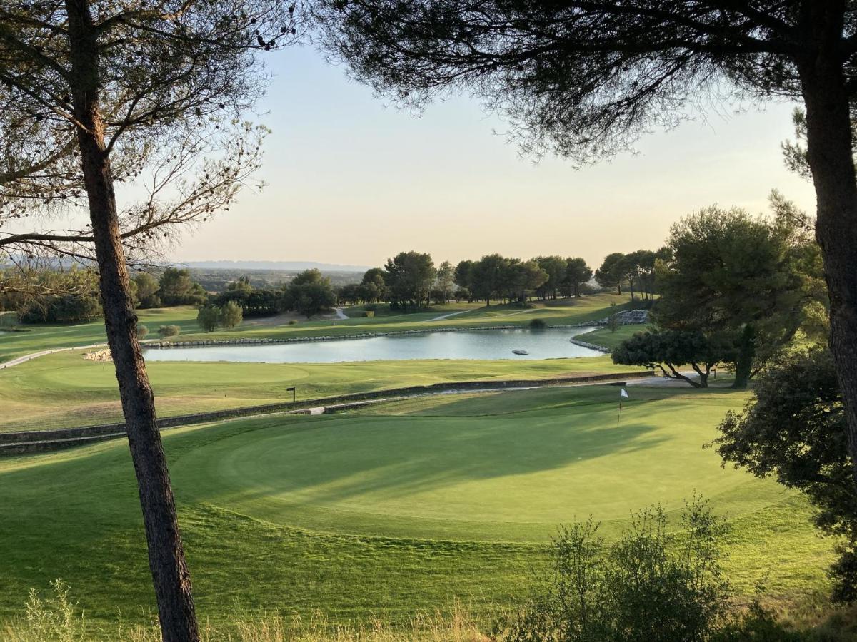 La Perle Du Golf -Magnifique Vue Clim Linge Golf Saumane 6P Piscine Tennis Bagian luar foto